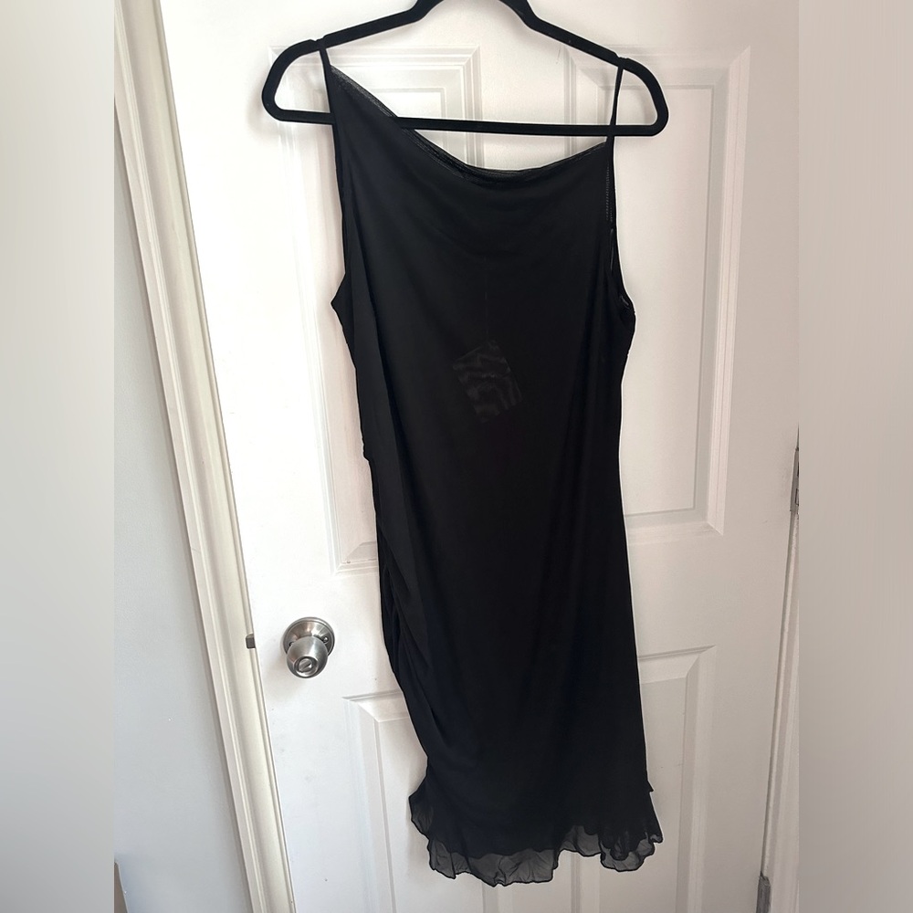 Peppermayo asymmetrical midi dress